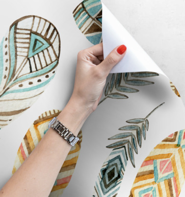 Papier peint Plume dans le vent