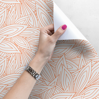 Tapisserie murale Parmi les feuilles de pêcher