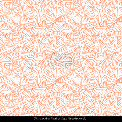 Tapisserie murale Parmi les feuilles de pêcher