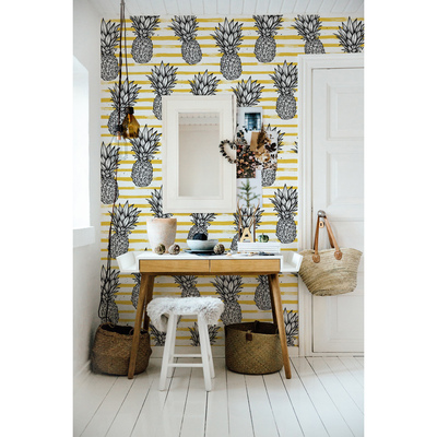 Papier peint adhésif Ananas de créateurs