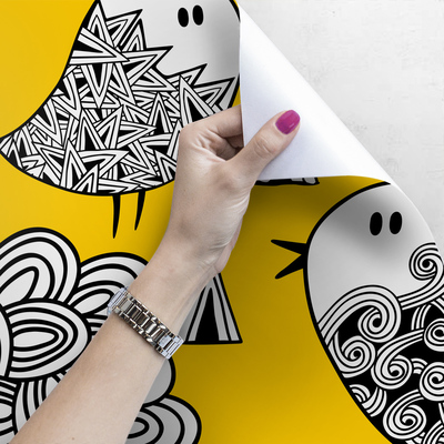 Papier peint adhésif Oiseaux chanteurs de créateurs