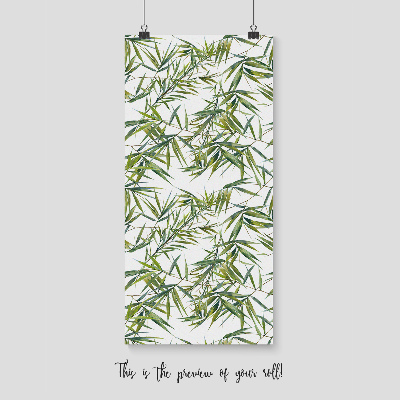 Papier peint adhésif Feuilles exotiques délicates