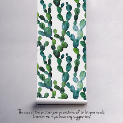 Tapisserie murale Réseau Cactus