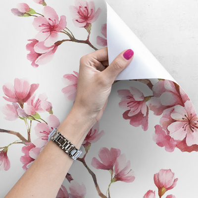 Papier peint adhésif Fleurs de cerisier aériennes
