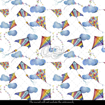 Tapisserie murale Cerfs-volants arc-en-ciel