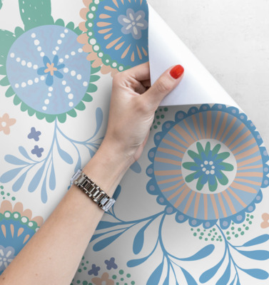 Papier peint Botanique fantaisie