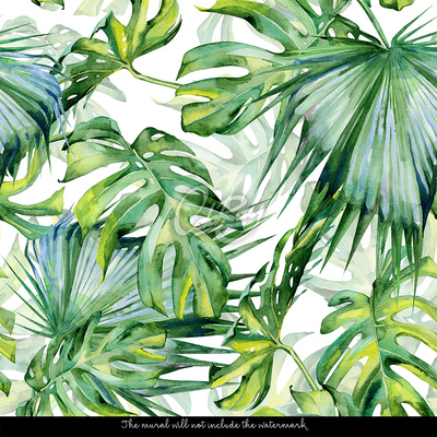Papier peint Jungle paradisiaque dense