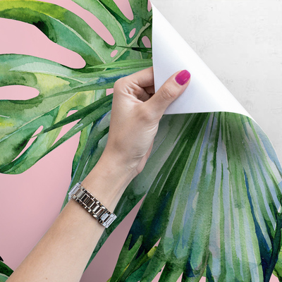 Papier peint buisson dense et topique