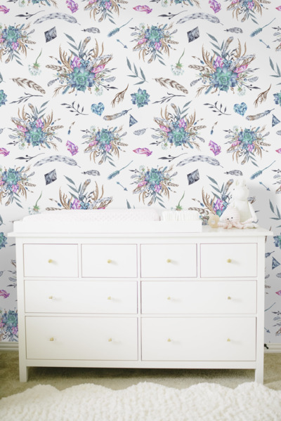 Papier peint adhésif Un bouquet pour Pocahontas