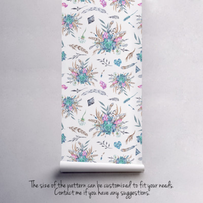 Papier peint adhésif Un bouquet pour Pocahontas