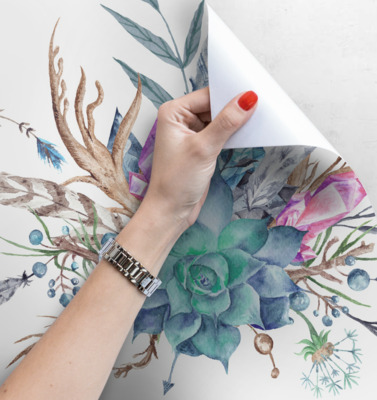 Papier peint adhésif Un bouquet pour Pocahontas