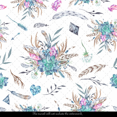 Papier peint adhésif Un bouquet pour Pocahontas