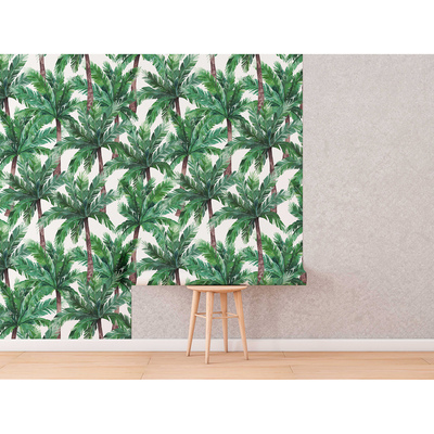 Tapisserie murale Repos sous les palmiers verts