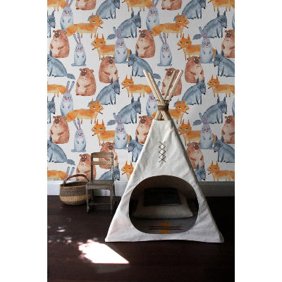 Papier peint Animaux mignons et intelligents