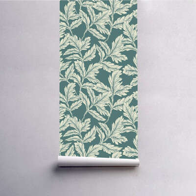 Papier peint adhésif feuilles d'acanthe