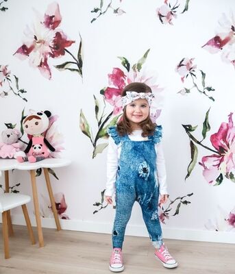 Papier peint Pivoines folles