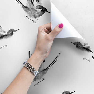 Papier peint adhésif Oiseaux volants dans la clé