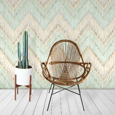 Tapisserie murale Zigzags pastel