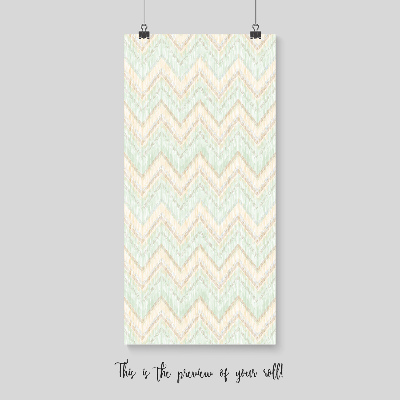 Tapisserie murale Zigzags pastel