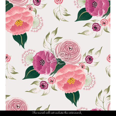 Tapisserie murale Jardin vintage