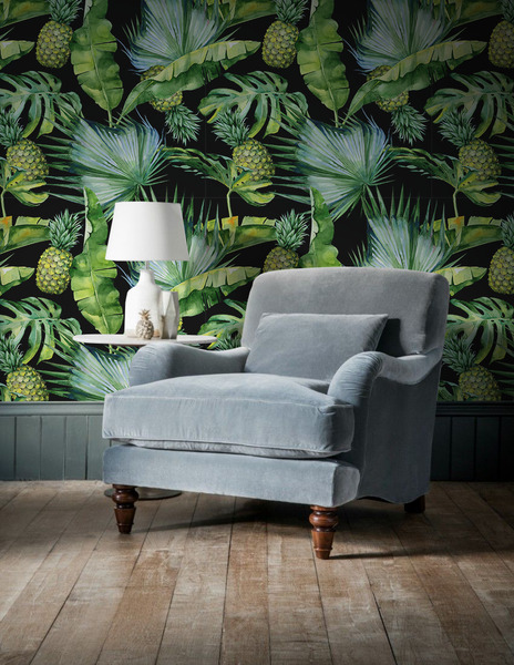 Papier peint adhésif Jungle d'ananas