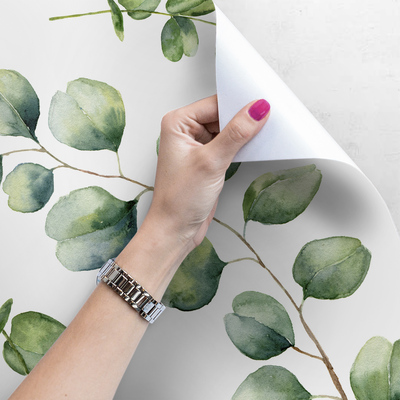 Papier peint Vue apaisante des feuilles