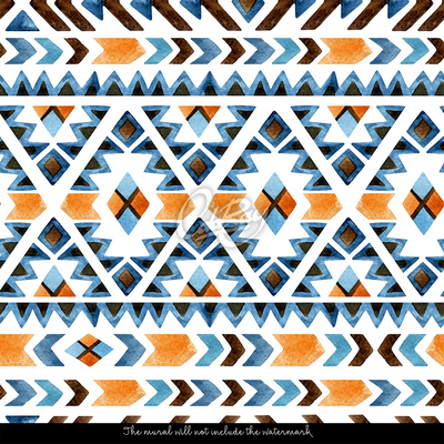 Papier peint adhésif Ethnique et coloré