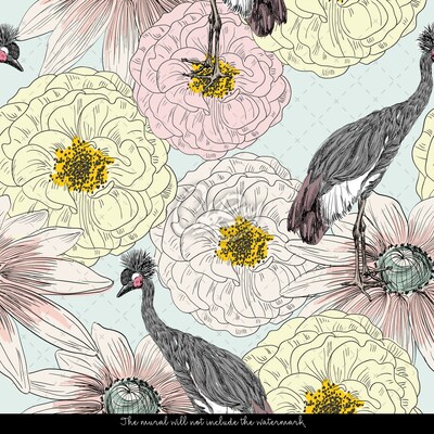 Papier peint adhésif Pays des pastels