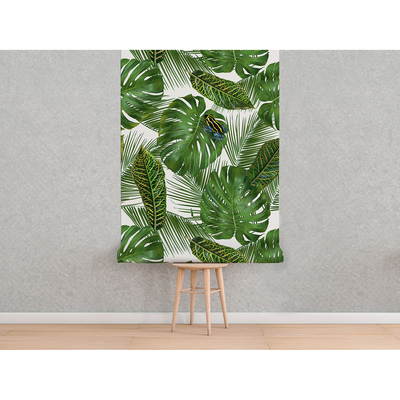 Tapisserie murale Grandes feuilles tropicales