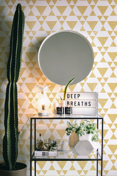 Papier peint adhésif Composition triangulaire