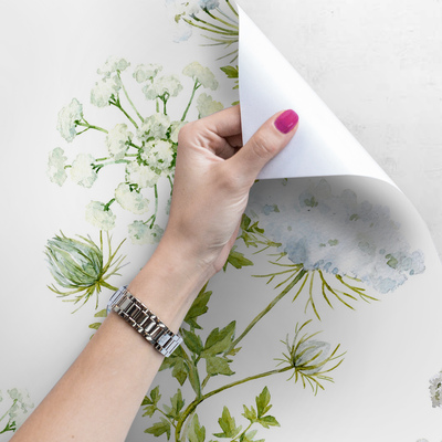 Tapisserie panoramique Fleurs sauvages