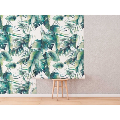 Papier peint adhésif Accessoires tropicaux élégants
