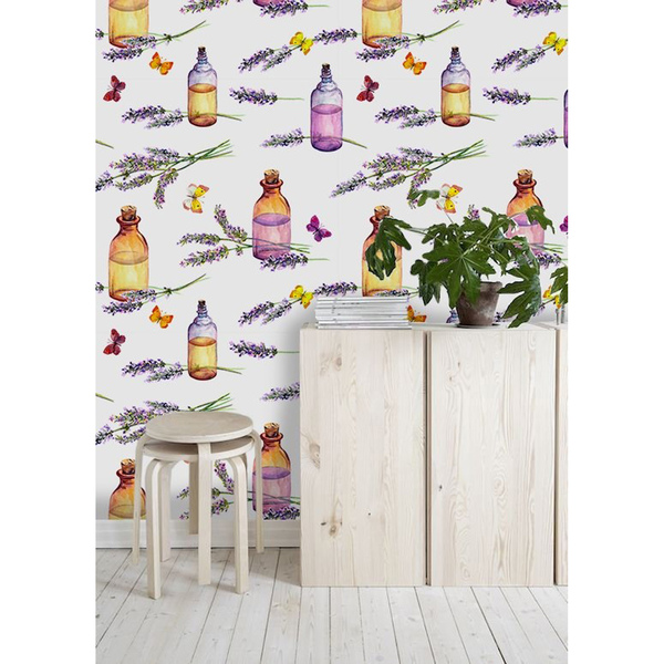 Papier peint Coin Lavande