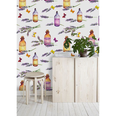 Papier peint Coin Lavande