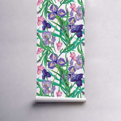 Papier peint Le doux mystère des iris