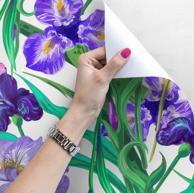 Papier peint Le doux mystère des iris