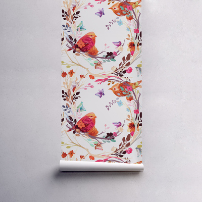 Papier peint Brindilles romantiques