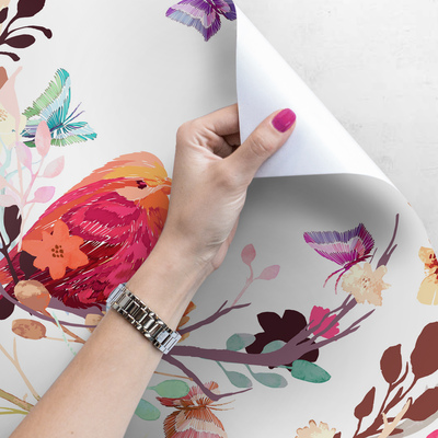 Papier peint Brindilles romantiques