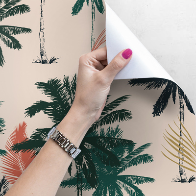 Papier peint adhésif Folie des vacances parmi les palmiers