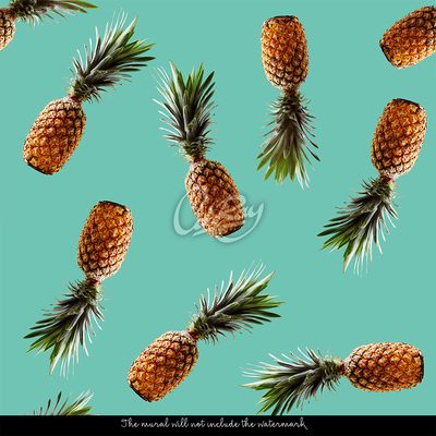 Tapisserie murale Ananas de notre classe