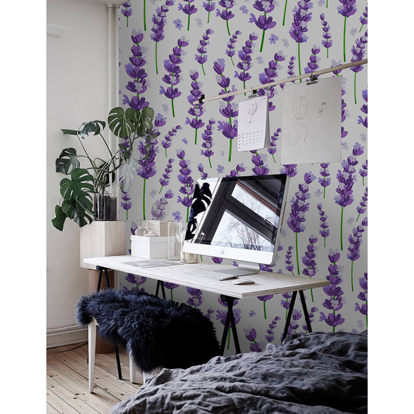 Tapisserie murale Ravissement violet