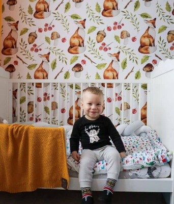 Papier peint adhésif Renards roux dans la clairière