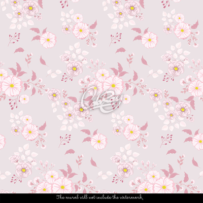 Tapisserie murale Prairie violette classique