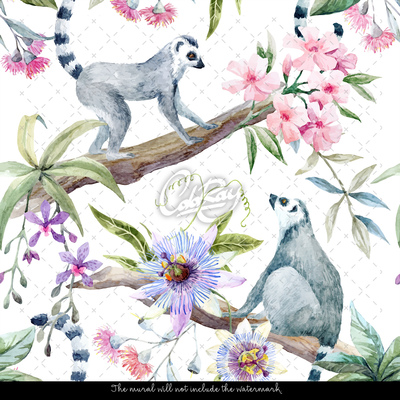 Tapisserie murale Nature sauvage tropicale