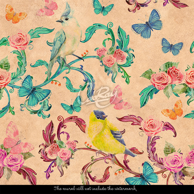 Papier peint adhésif Nous diffusons des programmes du pays des oiseaux