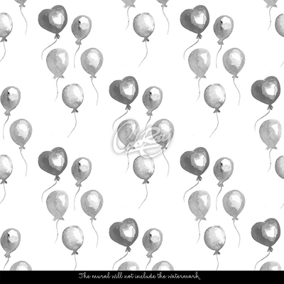 Papier peint Des ballons flottant dans les airs