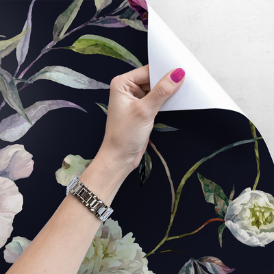 Tapisserie murale Une nuit qui sent les pivoines