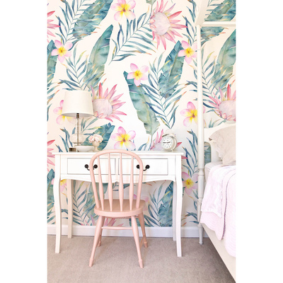 Papier peint L'imagination couverte de fleurs