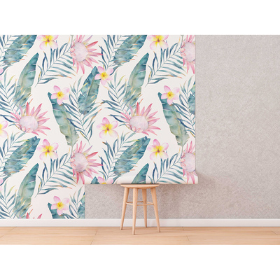 Papier peint L'imagination couverte de fleurs