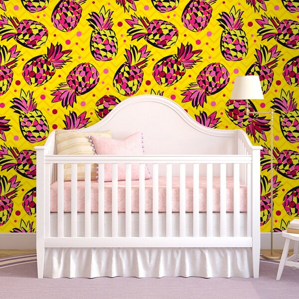 Papier peint Ananas fous